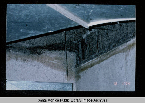 Northridge earthquake damage, Santa Monica Public Library, Main Library, January 17, 1994