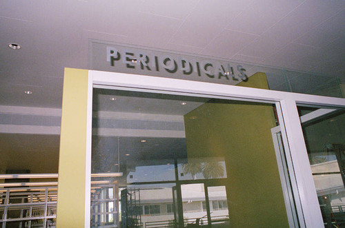 Periodicals Department in the new Main Library opened at 601 Santa Monica Blvd., January 7, 2006