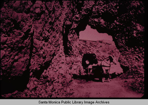 Arch Rock, south of Topanga Canyon, Calif