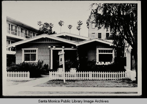 Craftsman bungalow, 834 Fifth Street, Santa Monica, Calif