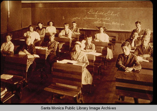 Classroom in Garfield School, Santa Monica, Calif