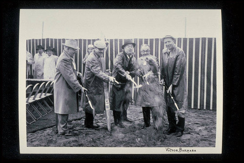 Ground-breaking ceremonies for the Ocean Park Redevelopment Project, December 30, 1964