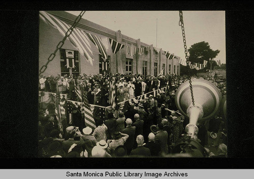 Dedication of the Santa Monica Post Office on July 23, 1938