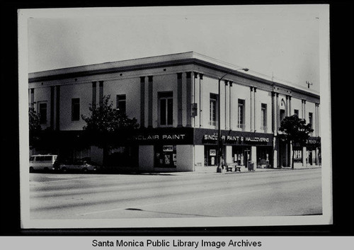 Masonic Temple (Sinclair Paints), 926 Santa Monica Blvd., Santa Monica, Calif., built 1922 by Fred P. Johnson with W. Asa Hudson, architect