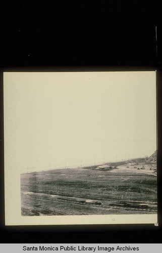 Santa Monica Canyon panorama looking northeast