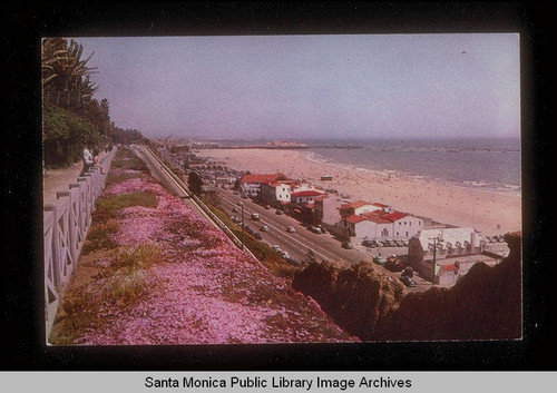 Gold Coast from Palisades Park looking south to the Santa Monica Pier