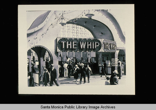 Ocean Park Pier and The Whip, Santa Monica, Calif