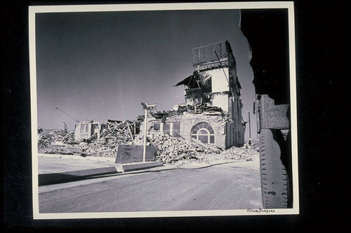 Demoltion at Raymond and Speedway (Ocean Park Redevelopment Project)