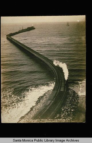 Long Wharf freight pier built by the Southern Pacific Railroad Company in 1893