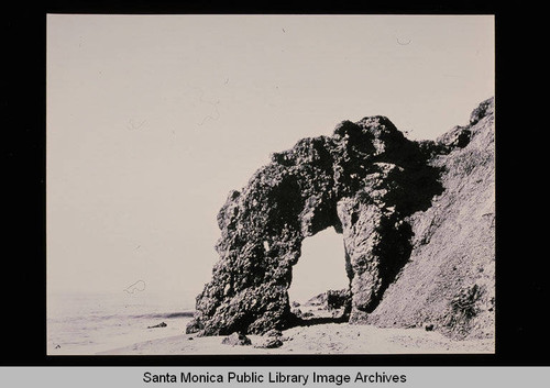 Arch Rock, south of Topanga Canyon