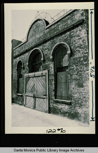 Santa Monica's oldest masonry building, the Rapp Saloon located at 1438 Second Street, was built in 1873 and designated as a landmark in 1975