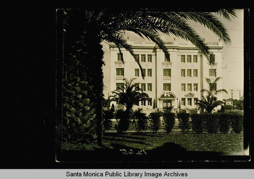 El Tovar Apartment, Ocean Avenue, Santa Monica, Calif