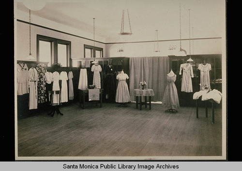 Santa Monica High School clothing display