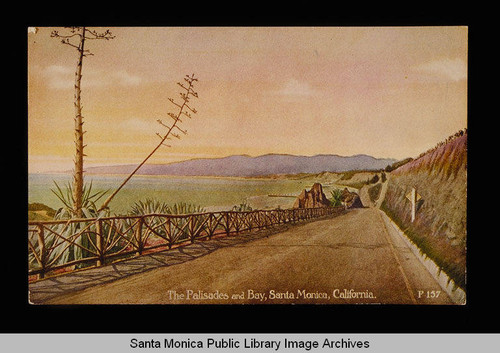 The palisades and Santa Monica Bay