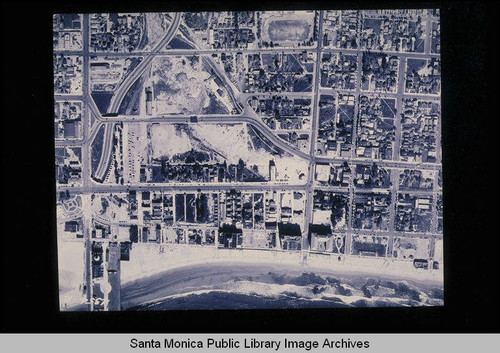 Fairchild Aerial Surveys photography of the Santa Monica coastline south of the Santa Monica Pier to Del Mar Club (Job # 4354 -2) flown February 20, 1937