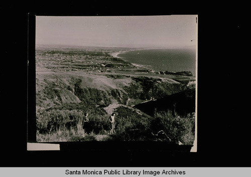 Santa Monica as seen from Castellammare at Pacific Coast Highway and Sunset Blvd