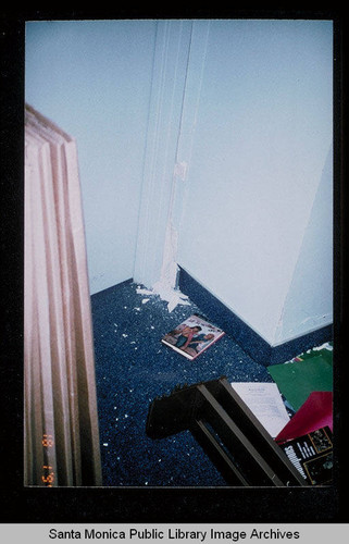 Northridge earthquake, Santa Monica Public Library, Main Library, Children's Department, second floor, January 17, 1994