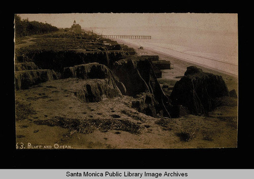 Palisades and the Arcadia Hotel, Santa Monica, Calif