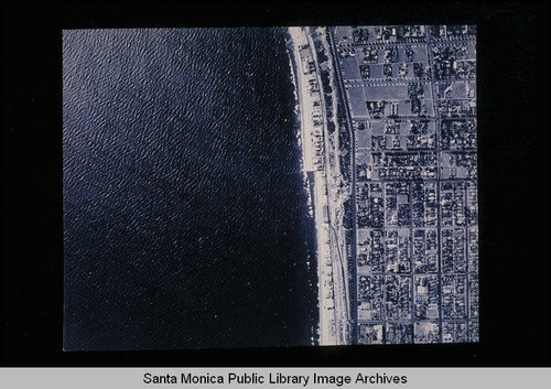 Aerial survey of Santa Monica beaches and coastline from north to south (Job# C1270, Section 1: Georgina Avenue to the California Incline) flown July 20, 1931