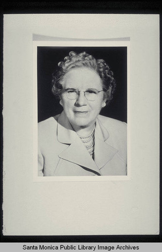 Miss Katherine Whelan, City Librarian for Santa Monica, Calif., 1939-1951