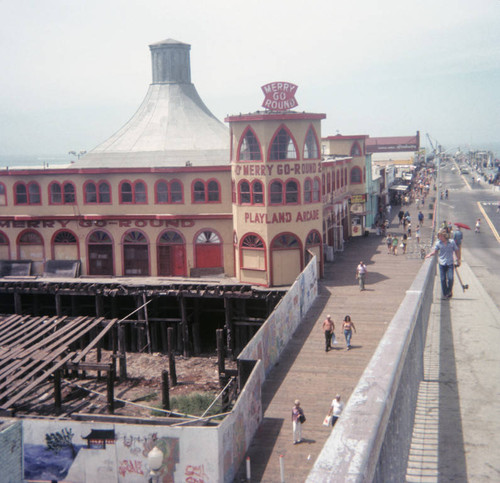 Merry-go-round building on Santa Monica Pier