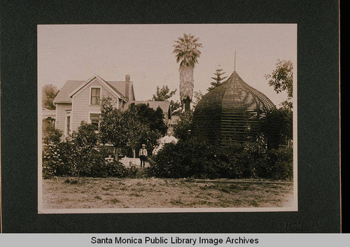 Unidentified house and gazebo, Santa Monica, Calif