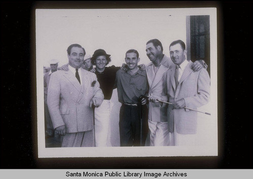 Tournament winners at Santa Monica Municipal Golf Course including Babe (Mildred) Didrickson winner of two events in the 1932 Olympic Games