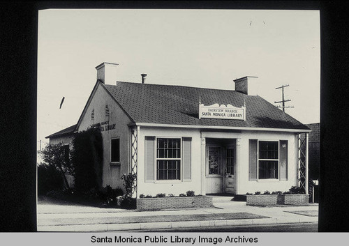 Second Fairview Branch Library, 2030 Pico Blvd., Santa Monica, Calif