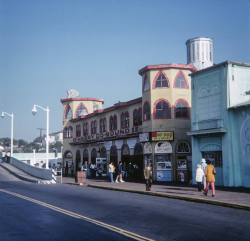 Merry-go-round building on Santa Monica Pier