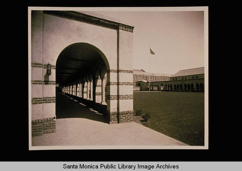 Detail of Lincoln Junior High School, Santa Monica, Calif