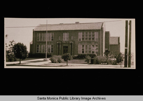 Franklin School, Montana Avenue and Twenty-Fourth Street, Santa Monica, Calif