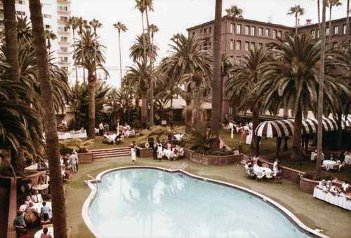 Olympic Torch Relay breakfast on July 21, 1984, Santa Monica, Calif