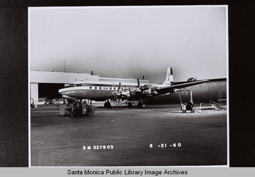 KLM Flying Dutchman at the Santa Monica Municipal Airport on June 21, 1960