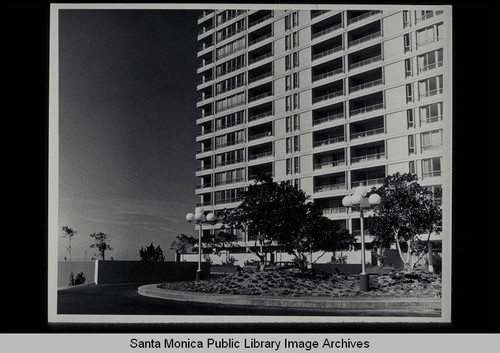 High-rise apartment building on Neilson Way, Santa Monica, Calif