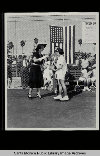 Tennis Open Tournament, Santa Monica, Calif., held on August 27, 1949