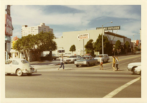 West side of Third Street (1500 block) looking south from Colorado Ave. on February 14, 1970