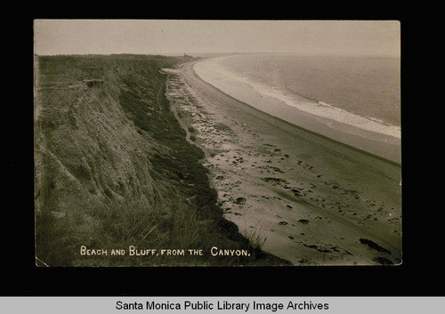 Looking from Santa Monica Canyon towards Santa Monica