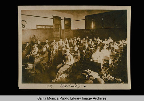 Fourth Grade at Washington School, Santa Monica, Calif. May 7, 1906