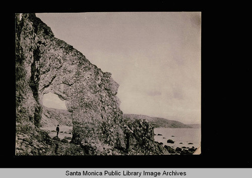 Arch rock, south of Topanga Canyon