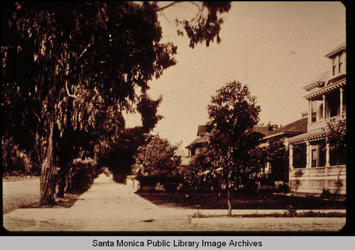 Houses in Santa Monica on Ocean Avenue?