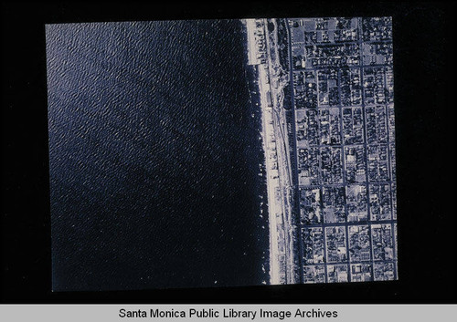 Aerial survey of Santa Monica beaches and coastline from north to south (Job# C1270, Section 2 :Palisades Avenue to Arizona Avenue) flown on July 20, 1931