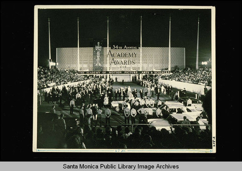 Academy Awards Ceremony held at the Santa Monica Civic Auditorium on April 9, 1962