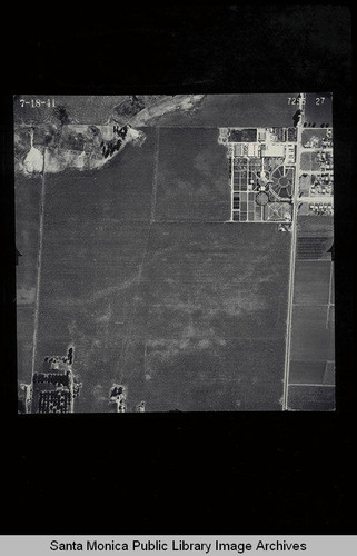 Aerial Survey of the City of Santa Monica west to southeast of Clover Field Scale 1:480 ft (Job #7255-27) flown July 18, 1941