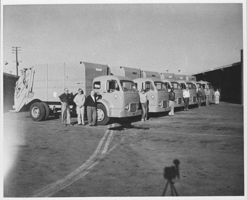 Leach Packmaster Sanitation Trucks used in Santa Monica streets and alleys