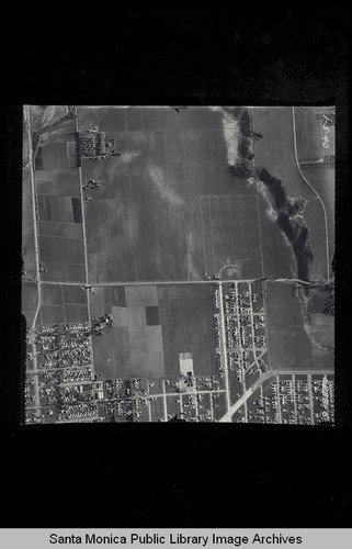 Aerial Survey of the City of Santa Monica just east of Clover Field (west on right side of image) (Job # 6233-5) flown January 5, 1940