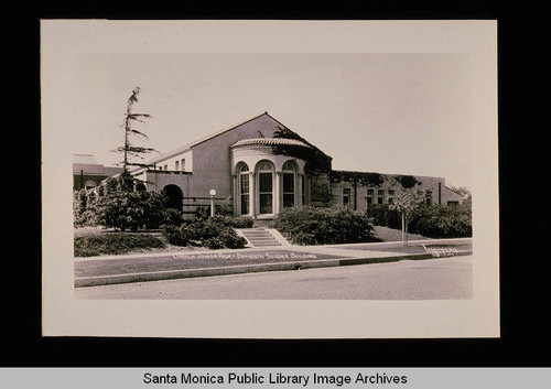 Domestic Science Building at Lincoln Junior High School, Santa Monica, Calif