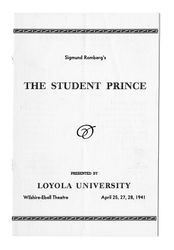 The Student Prince, 1941