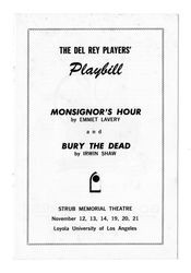 Monsignor's Hour and Bury the Dead, 1964