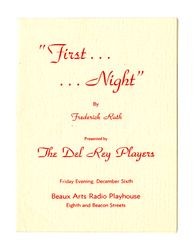 First Night, 1940