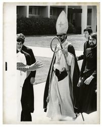 Mayfaire, Donald Foree, S.J., dressed as Pope